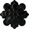 Ekena Millwork Katheryn Ceiling Medallion, Hand-Painted Black Pearl, 18 1/8"OD x 1 1/4"P CM18KABPS - alternate 1